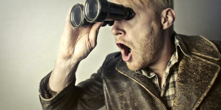 Symbolbild für Schutz vor staatlicher Überwachung: Verschlüsselter Computer und Datenschutzschild