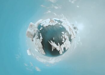 Ist die Erde flach? Darstellung